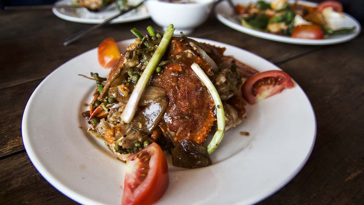Kampot Crab Famous Dish
